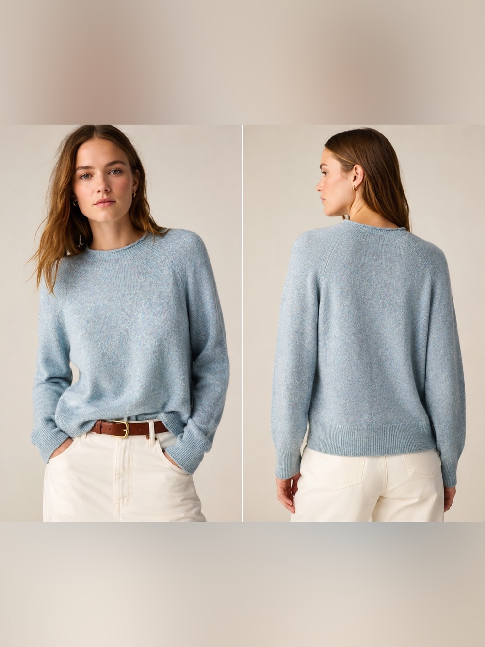 J. Crew Sweater Alpaca Blend Crewneck Knit Minimalist oversized
